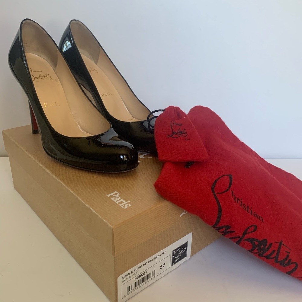 Christian Louboutin Simple Pump 100 Patent - Picture 13 of 13